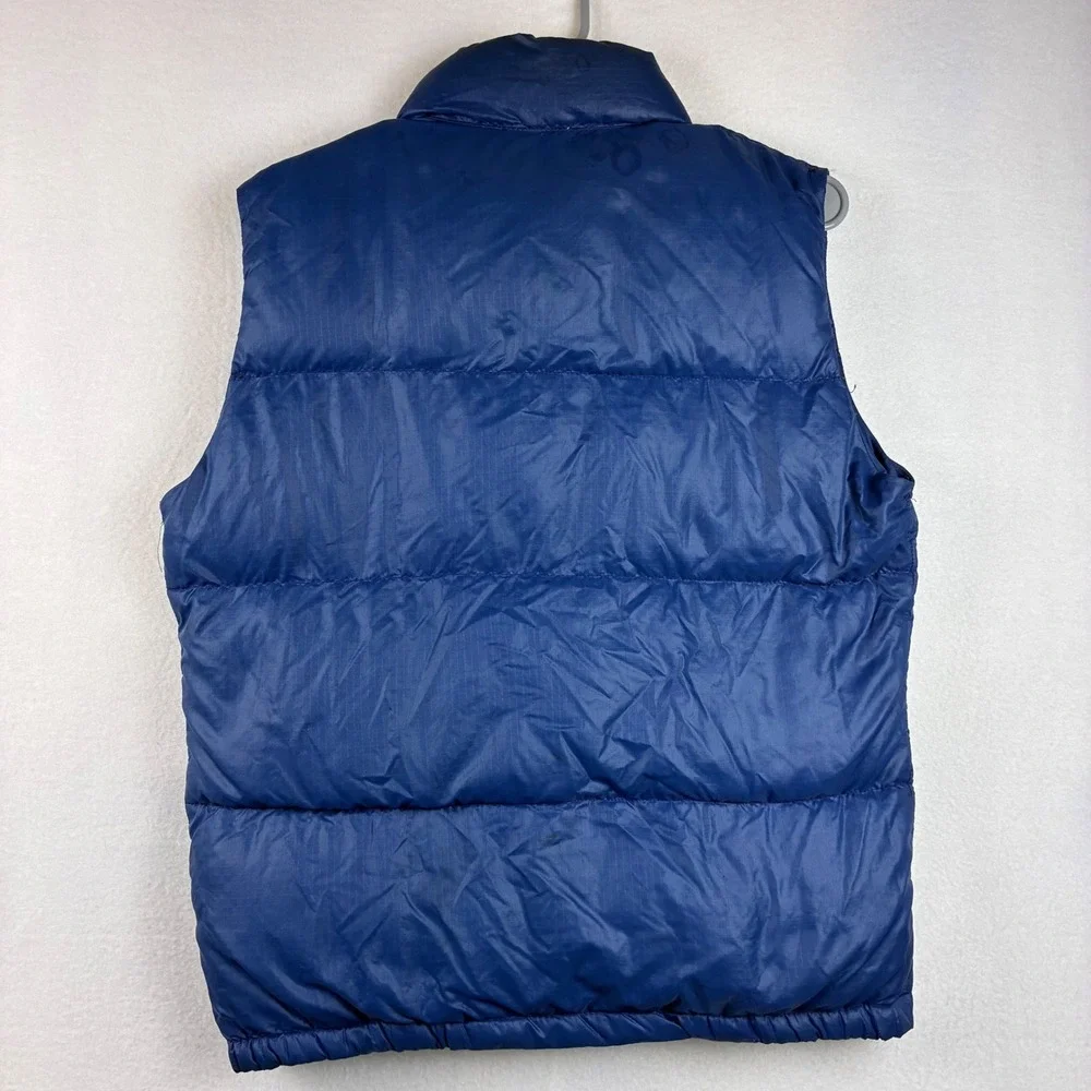 The North Face Puffer Vest S Blue Vintage Down Filled Gorpcore Retro USA Made